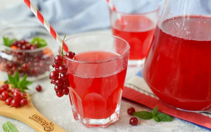 Морс из красной смородины