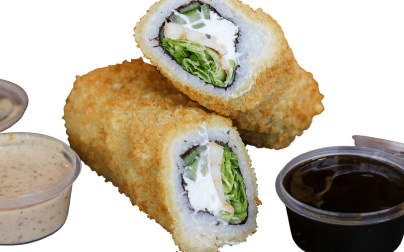Ролл как шаурма с курицей