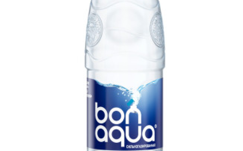 Вода «BonAqua» сильногазированная
