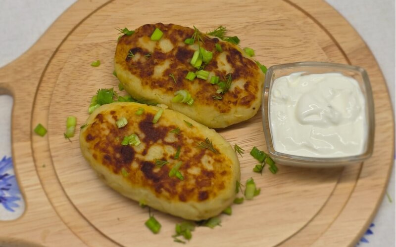 Бульбянники со сметаной