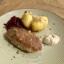 Котлета, фарширов. ветчиной и сыром с хреном