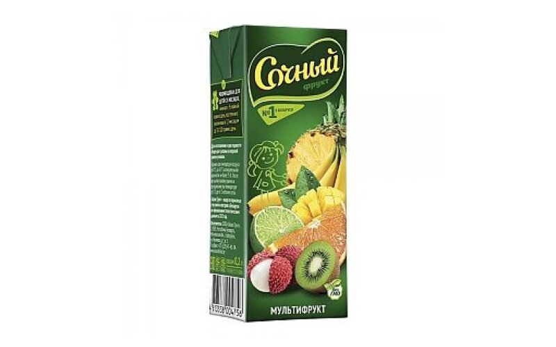 Сок Сочный Мультифрукт 0.2л