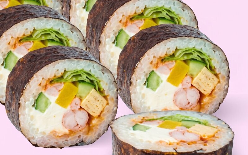 Кимбап с креветкой