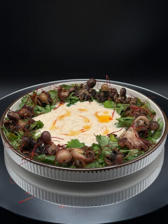Закуска из осьминога