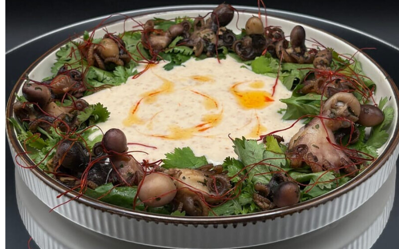 Закуска из осьминога