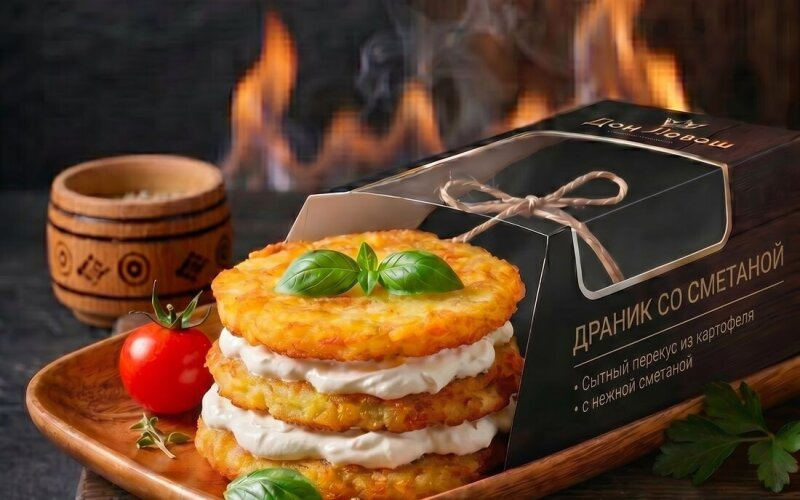 Драники со сметаной