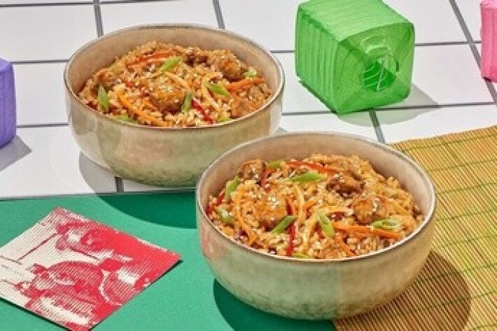 Комбо Рис с курицей терияки 2 порции