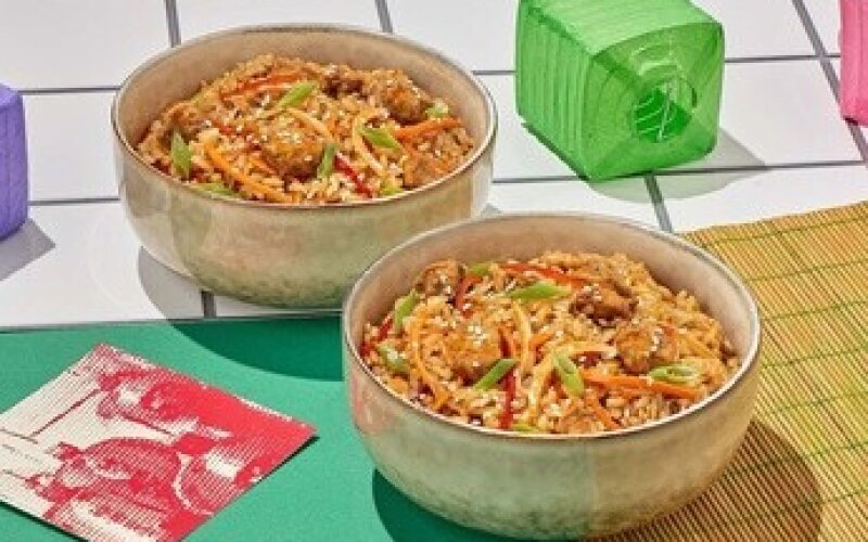 Комбо Рис с курицей терияки 2 порции