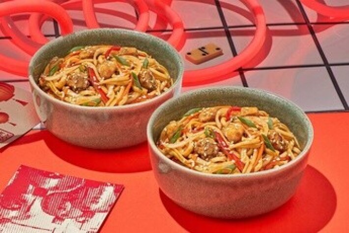 Комбо Лапша с курицей терияки 2 порции