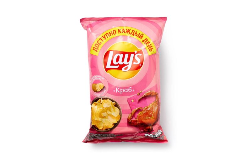 Чипсы Lays «Краб»