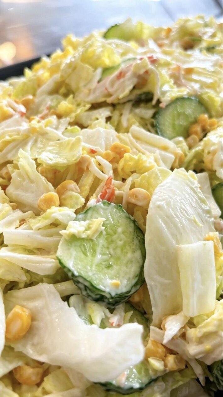 Салат с крабовым мясом