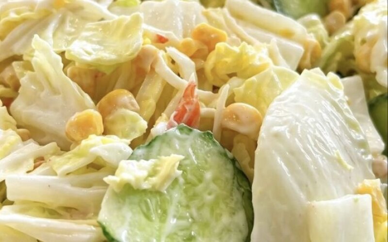 Салат с крабовым мясом