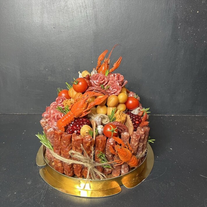 Мясной торт