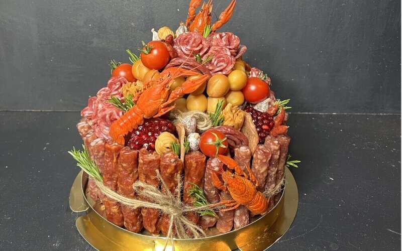 Мясной торт