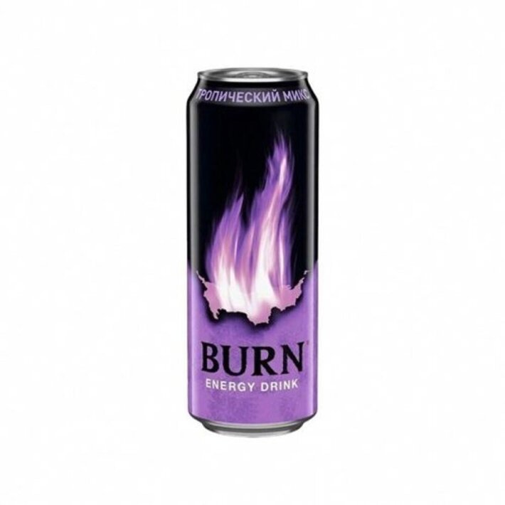 Напиток энергетический Burn 🔥 Тропический Микс ,0.449 л