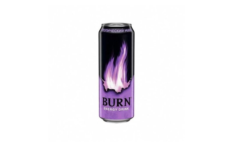 Напиток энергетический Burn 🔥 Тропический Микс ,0.449 л