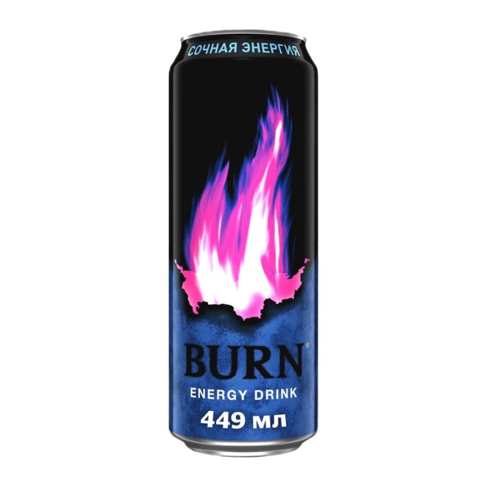 Напиток энергетический Burn Сочная Энергия ,0.449 л