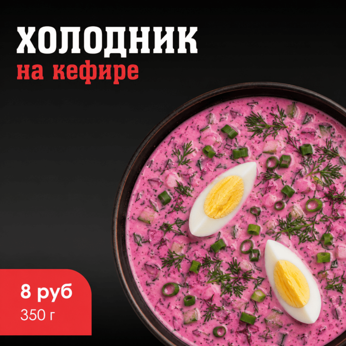 Холодник на кефире