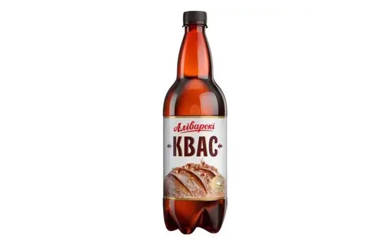 Квас "Алiварскi" светлый, 1 л