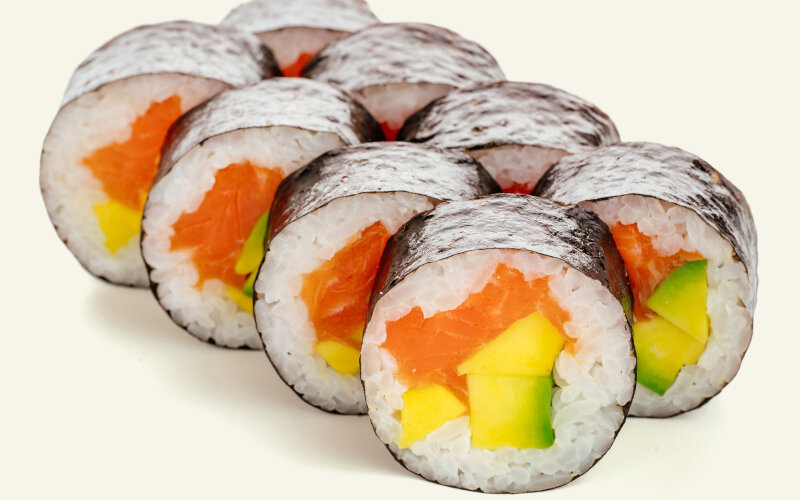 Сяке авокадо маки (8 шт)
