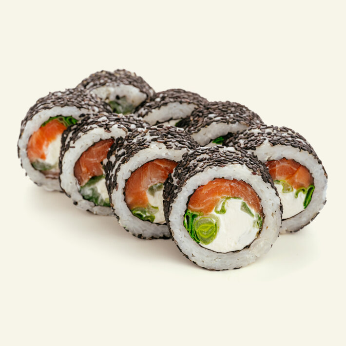 Ролл Урамак черный кунжут(4 шт)