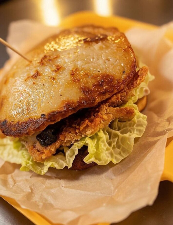 Дранбургер «Грибной цыпленок»