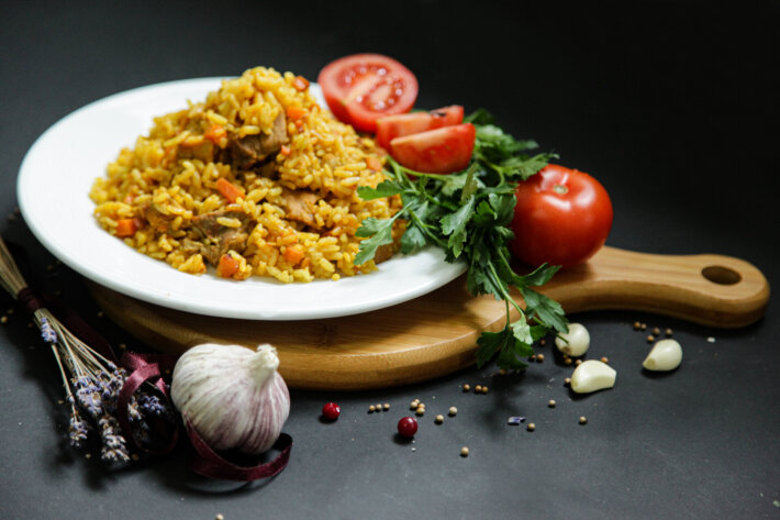 Плов с курицей