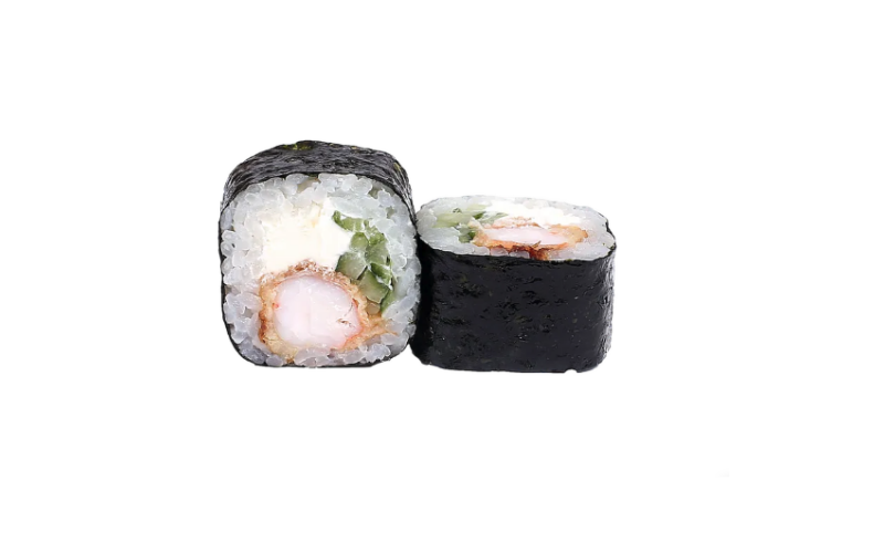 Урамаки с креветкой темпура