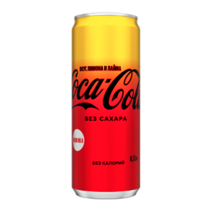 Напиток газированный «Coca-Cola» без сахара (лимон и лайм)