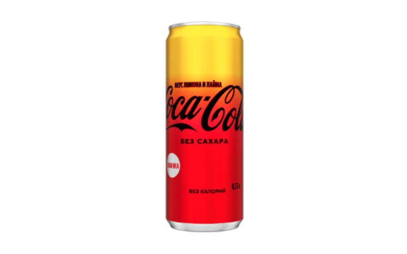 Напиток газированный «Coca-Cola» без сахара (лимон и лайм)