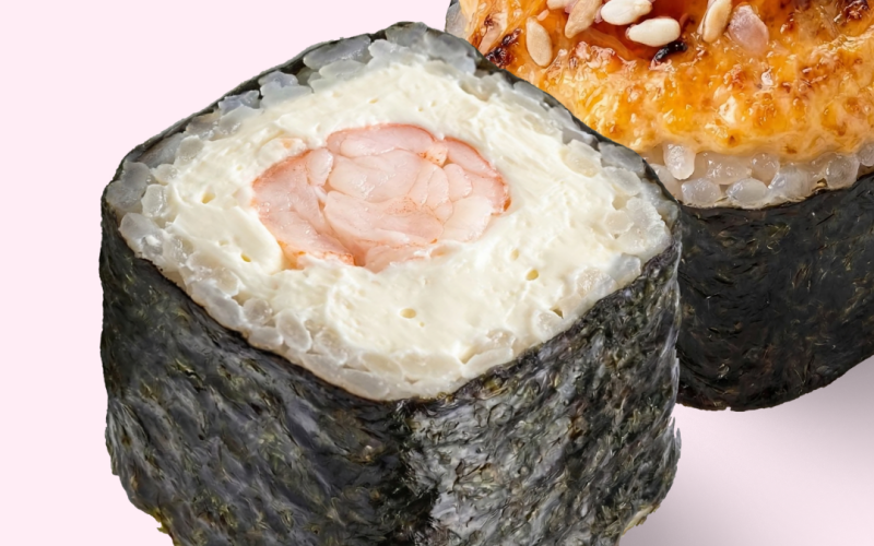 Чиз маки креветка запечённый