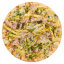 Пицца с беконом, картофелем фри и квашеной капустой