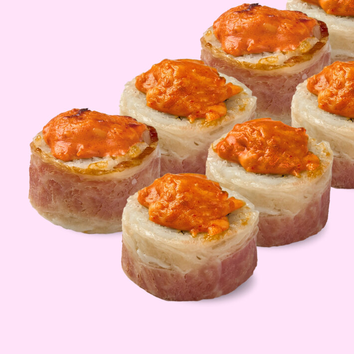 Запечённый с беконом