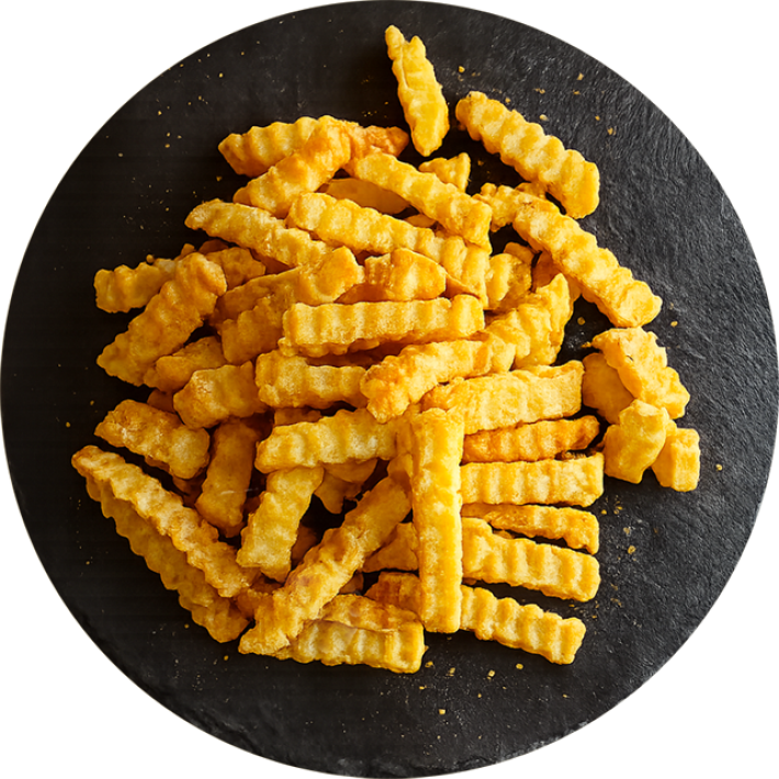 Картофель фри рифленый