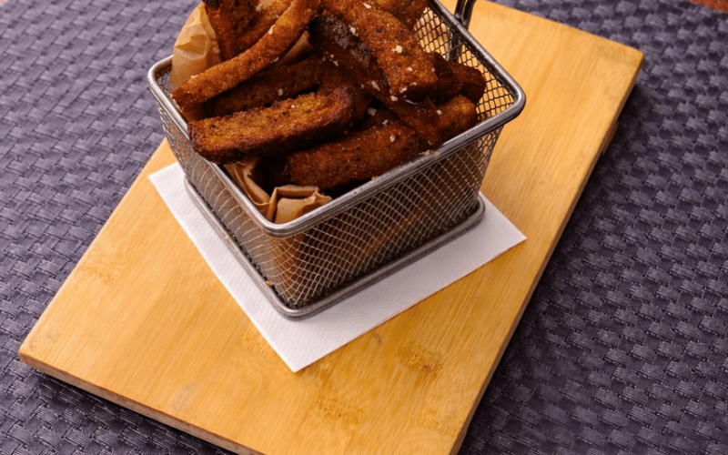 Гренки с чесноком