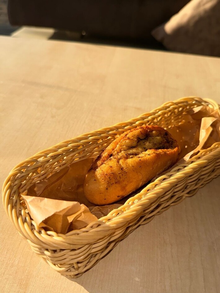 Чесночная булочка
