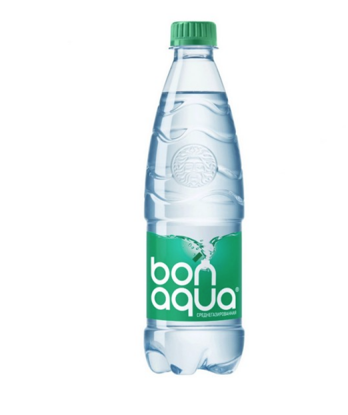 Вода «BonAqua» среднегазированная