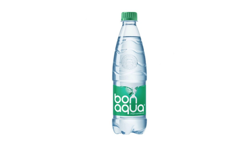 Вода «BonAqua» среднегазированная