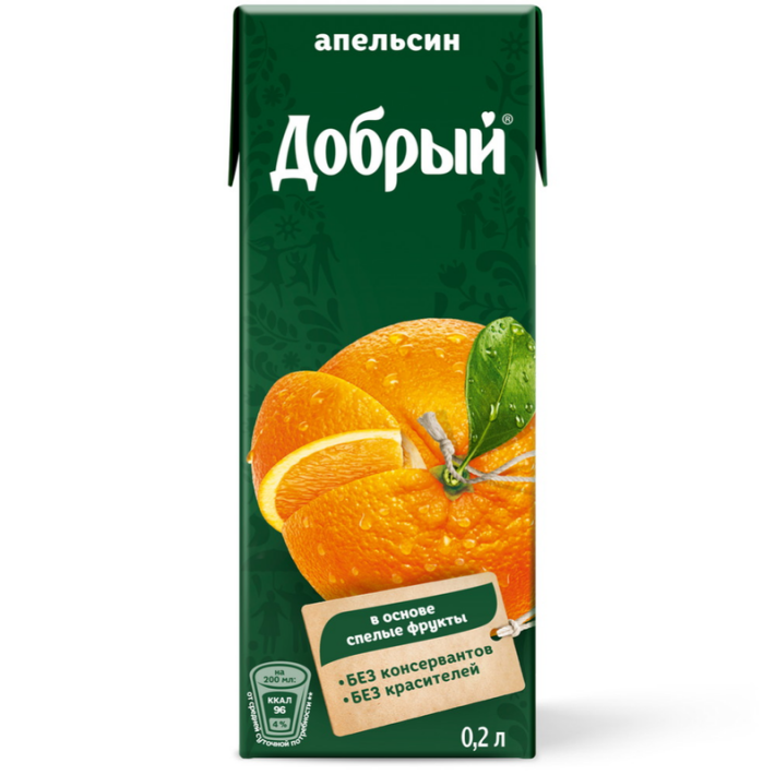 Сок «Добрый» апельсин