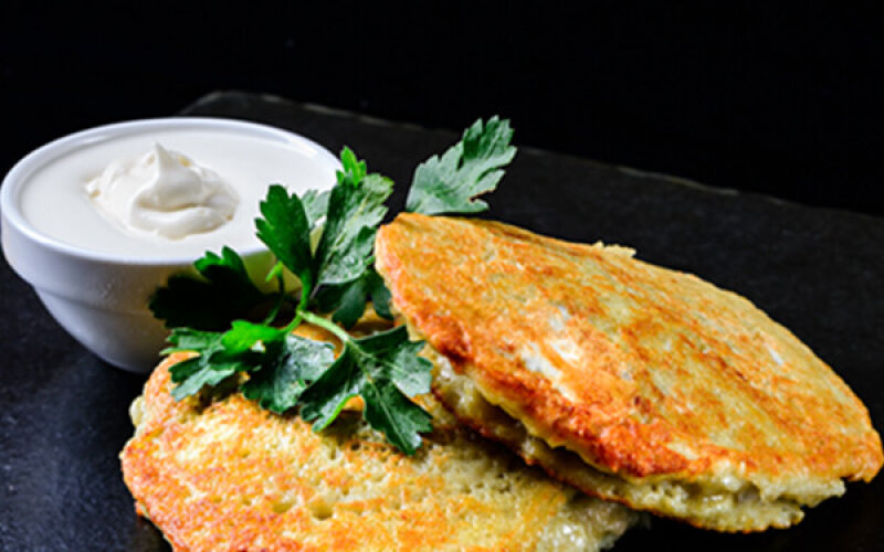 Драники фаршированные мясом