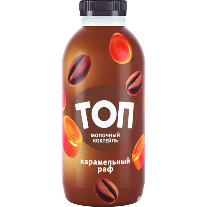 Молочный коктейль «Топ» Карамельный раф