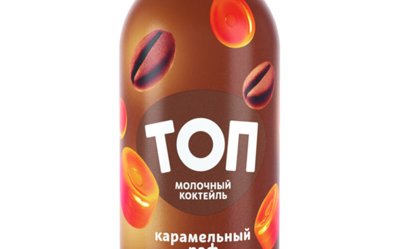 Молочный коктейль «Топ» Карамельный раф