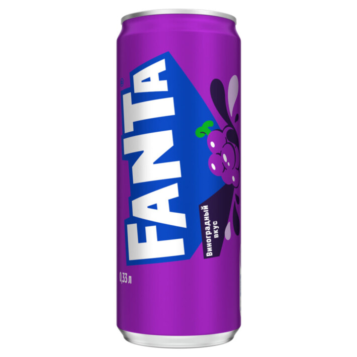 Ж/б Напиток газированный «Fanta Виноград»