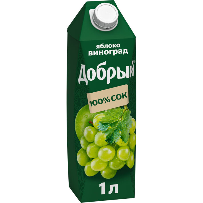 Сок «Добрый» Яблоко-виноград
