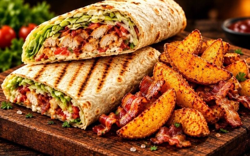Шаурма с картофельными дольками