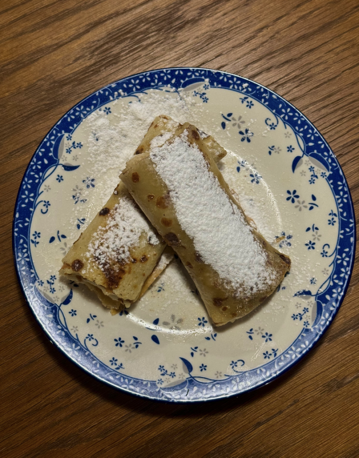 Блинчики с творогом