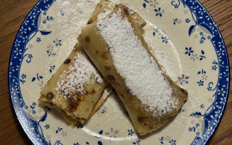 Блинчики с творогом