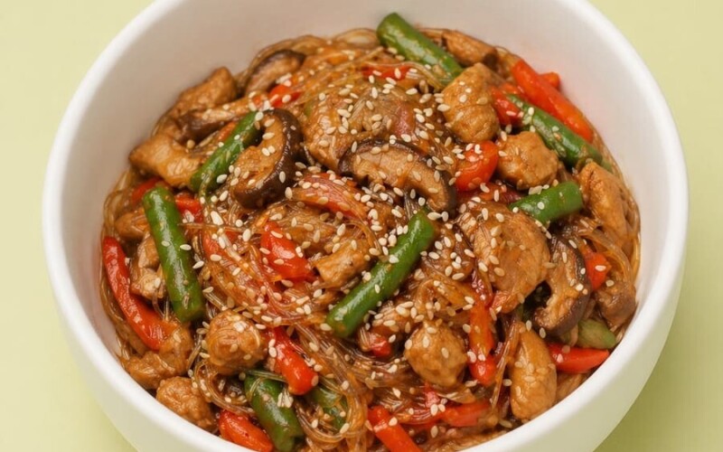 WOK «Фунчоза в тёмном соусе»