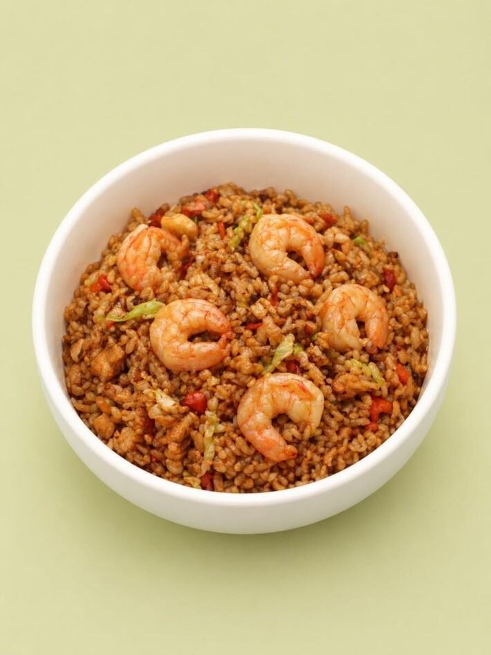 WOK с азиатской креветкой