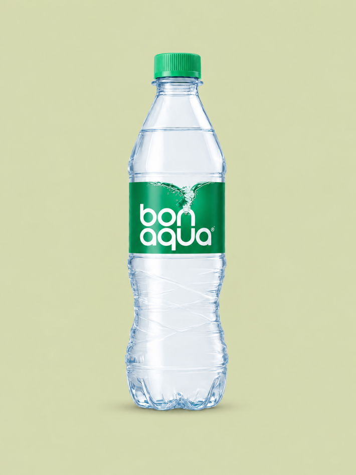 Вода «BonAqua» среднегазированная